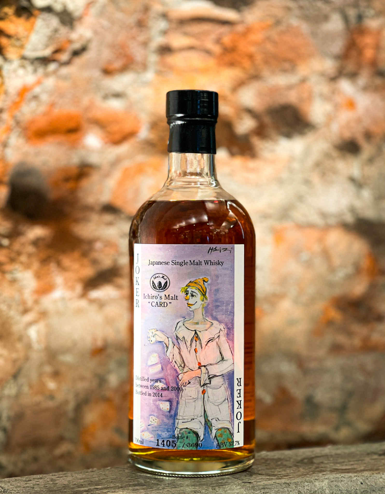 イチローズモルト　カードシリーズ　ジョーカー 空瓶 イチローズモルト カードシリーズ ジョーカー カラー 空き瓶 】群馬県