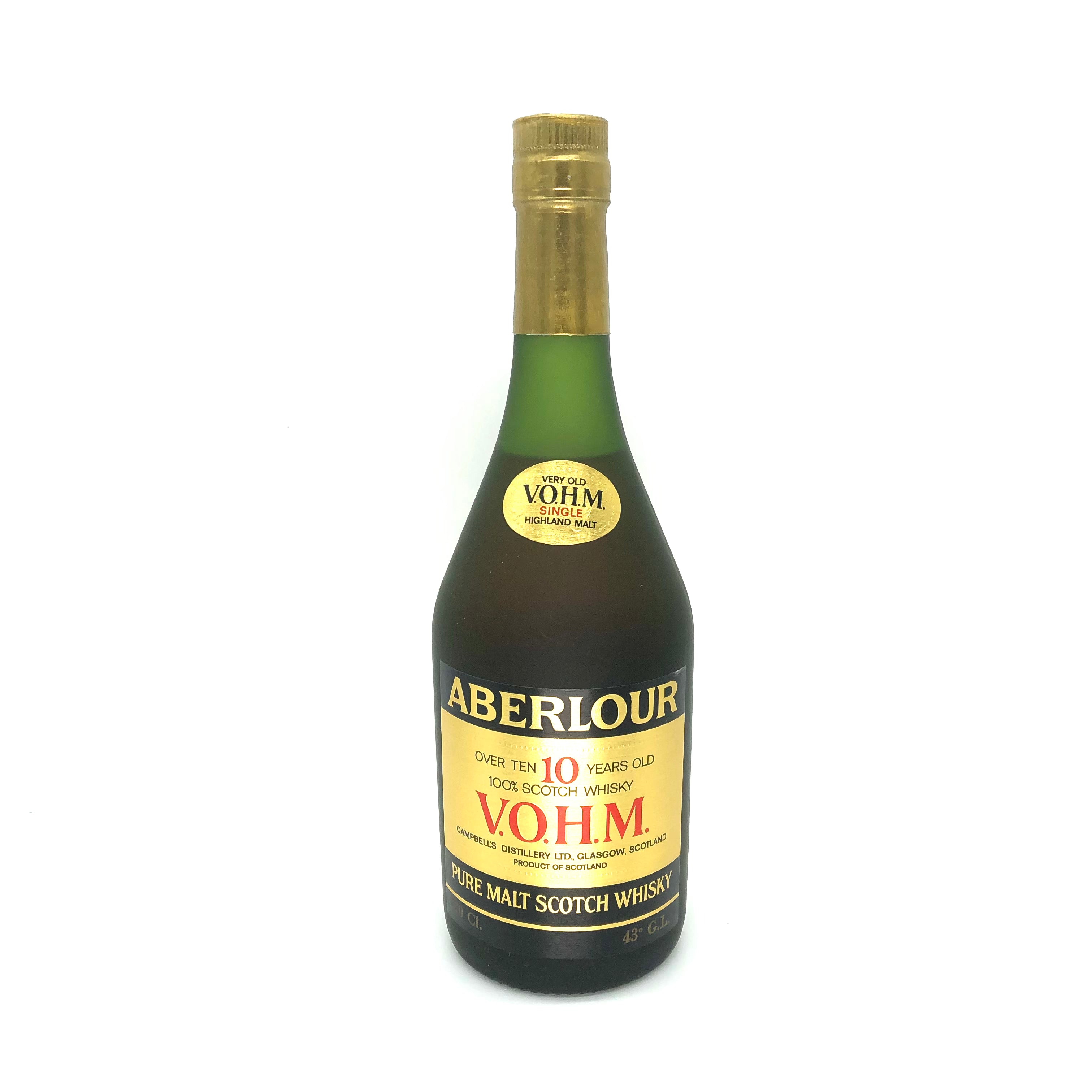 ABERLOUR VOHM 10y 43％ 700mlーミクソロジーオンラインストア – Mixology Online Store