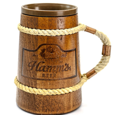 Vintage Wood Mug Cup