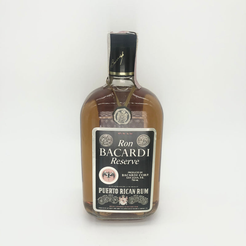 BACARDI Reserve old bottle
