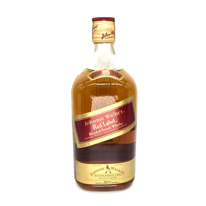 Johnnie Walker Red Label 1.75L old bottle 40%