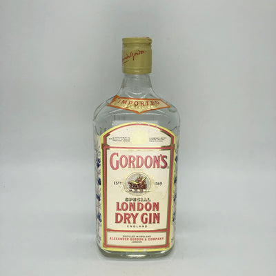 GORDON'S ゴードン ロンドン ドライジン old bottle 90's