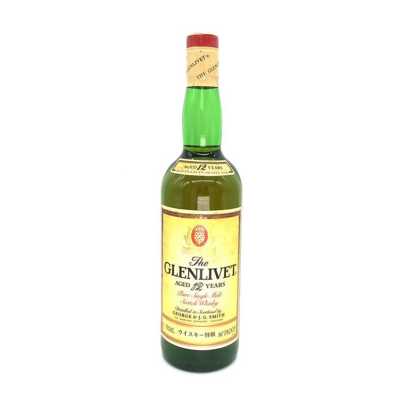 The GLENLIVET 12y old bottole 80&