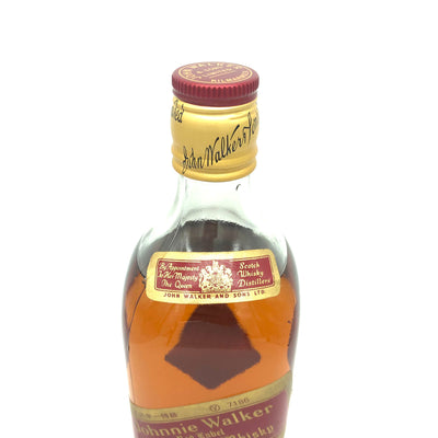 Johniie Walker Red Label 80's old bottle Y7186