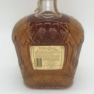 Crown Royal old bottle 1979