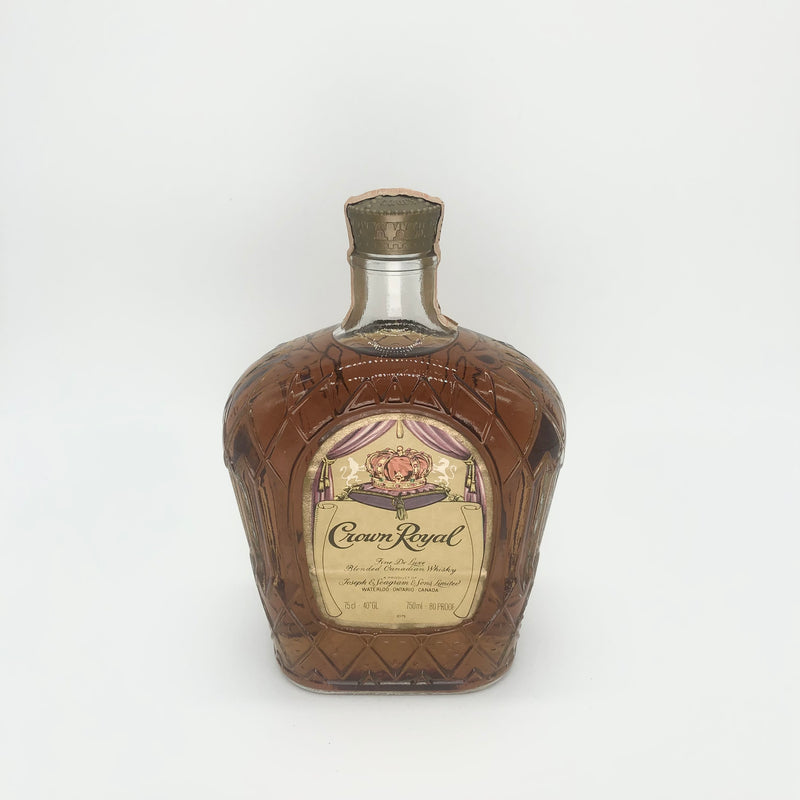 Crown Royal old bottle 1975